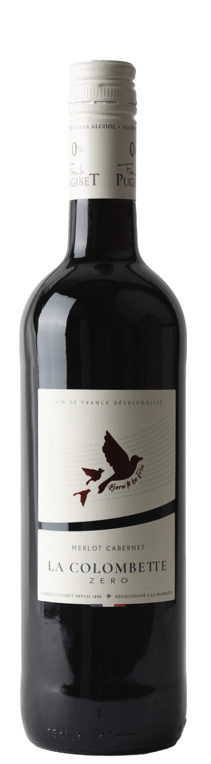 Vin de France Merlot - Cabernet Born to be Free 0,0%