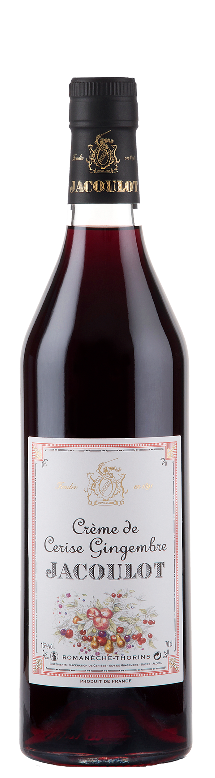 Crème de Cerise Gingembre Jacoulot 16° 0.7L
