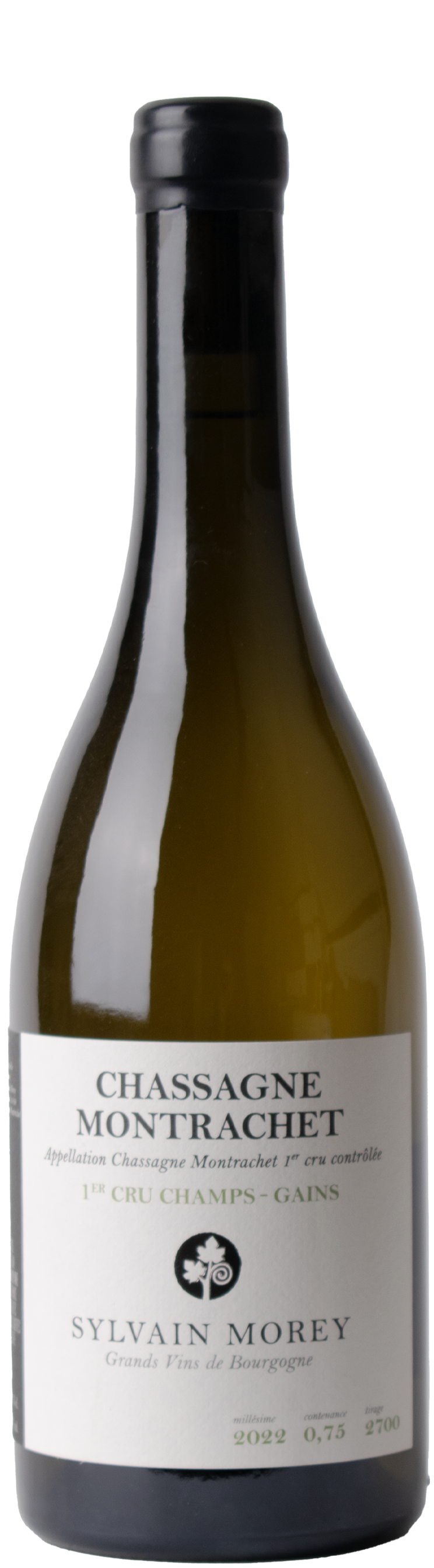Chassagne Montrachet 1er Cru les Champs Gains 2022 blanc
